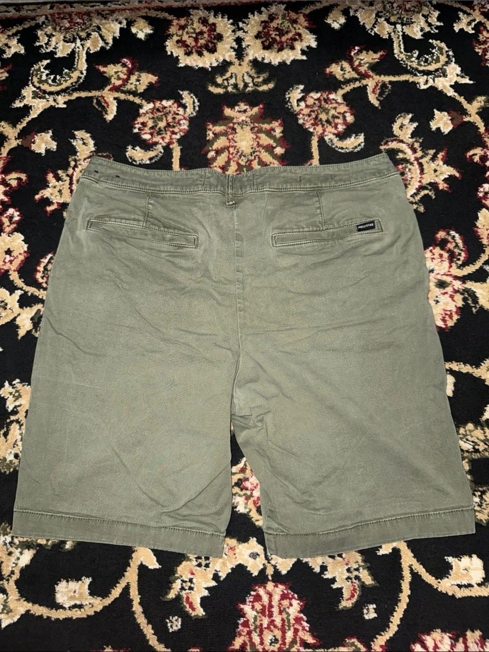 Men's Hollister Olive Green Casual Shorts